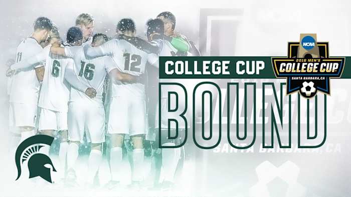 Michigan State's men's soccer (PHOTO:  MSU SID)